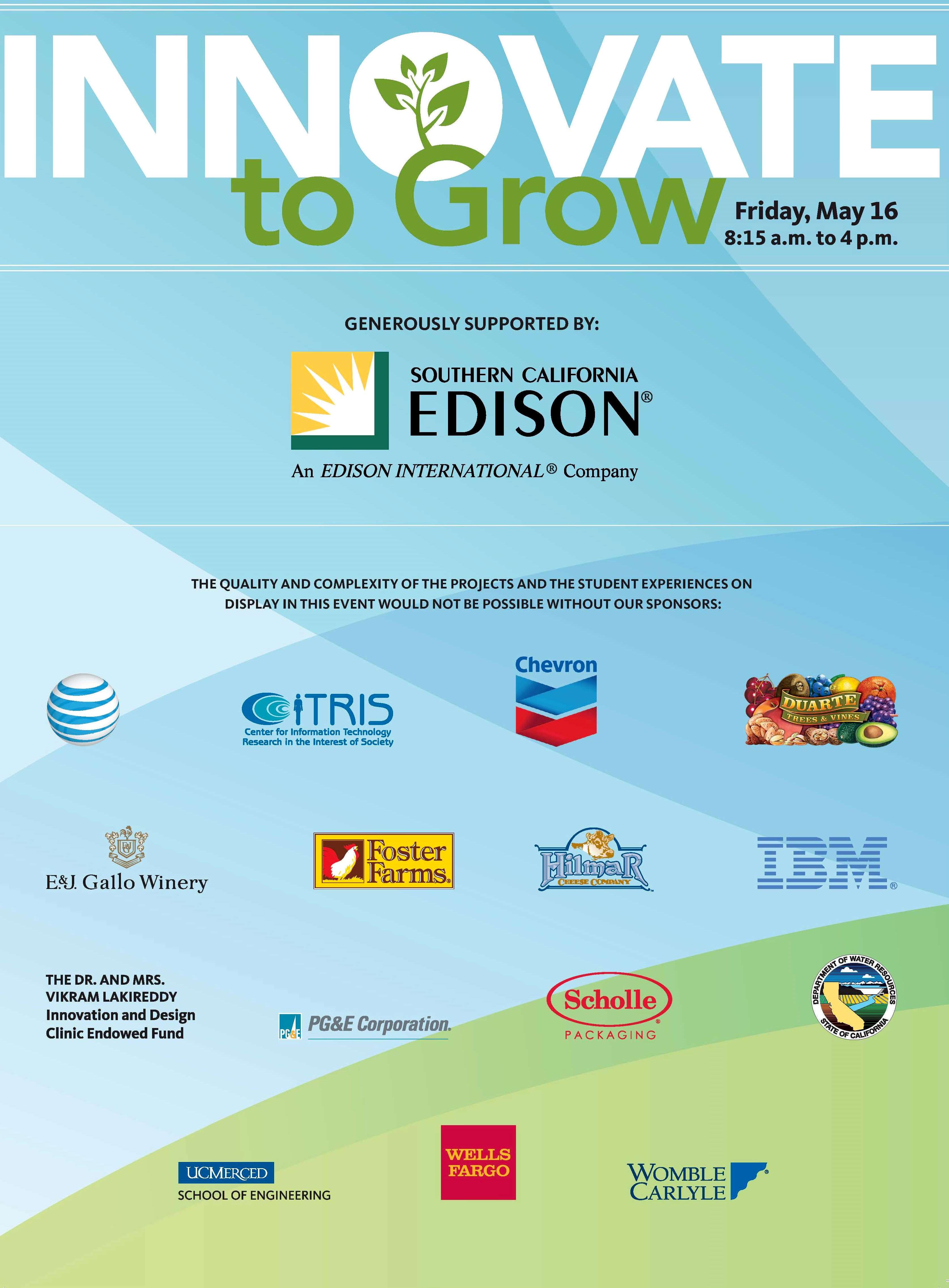 2015 Sponsors | Innovate To Grow