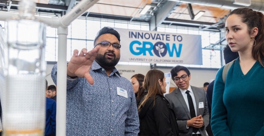 Students take part in the Design Expo at Innovate to Grow